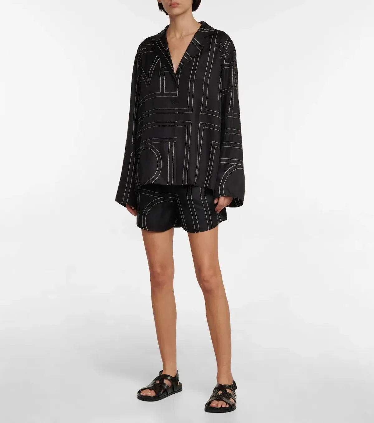 Totême Monogram Co-ords Black Size UK 10 - Image 1