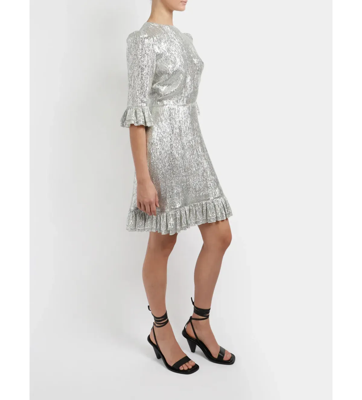 The Vampire’s Wife Falconetti Mini Dress Silver Size UK 14 - Image 2