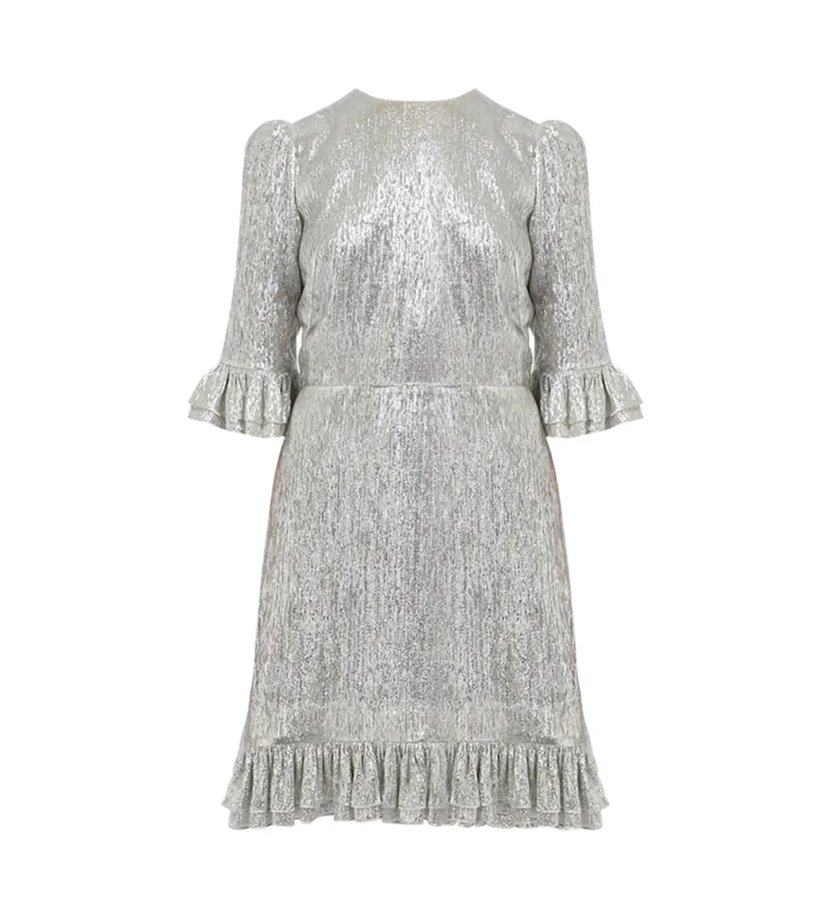 The Vampire’s Wife Falconetti Mini Dress Silver Size UK 14 - Image 4