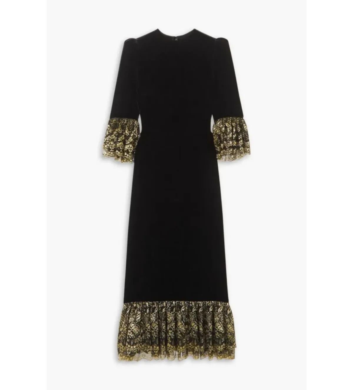 The Vampire’s Wife Dark Dove Dress Black Size 12 - Image 3