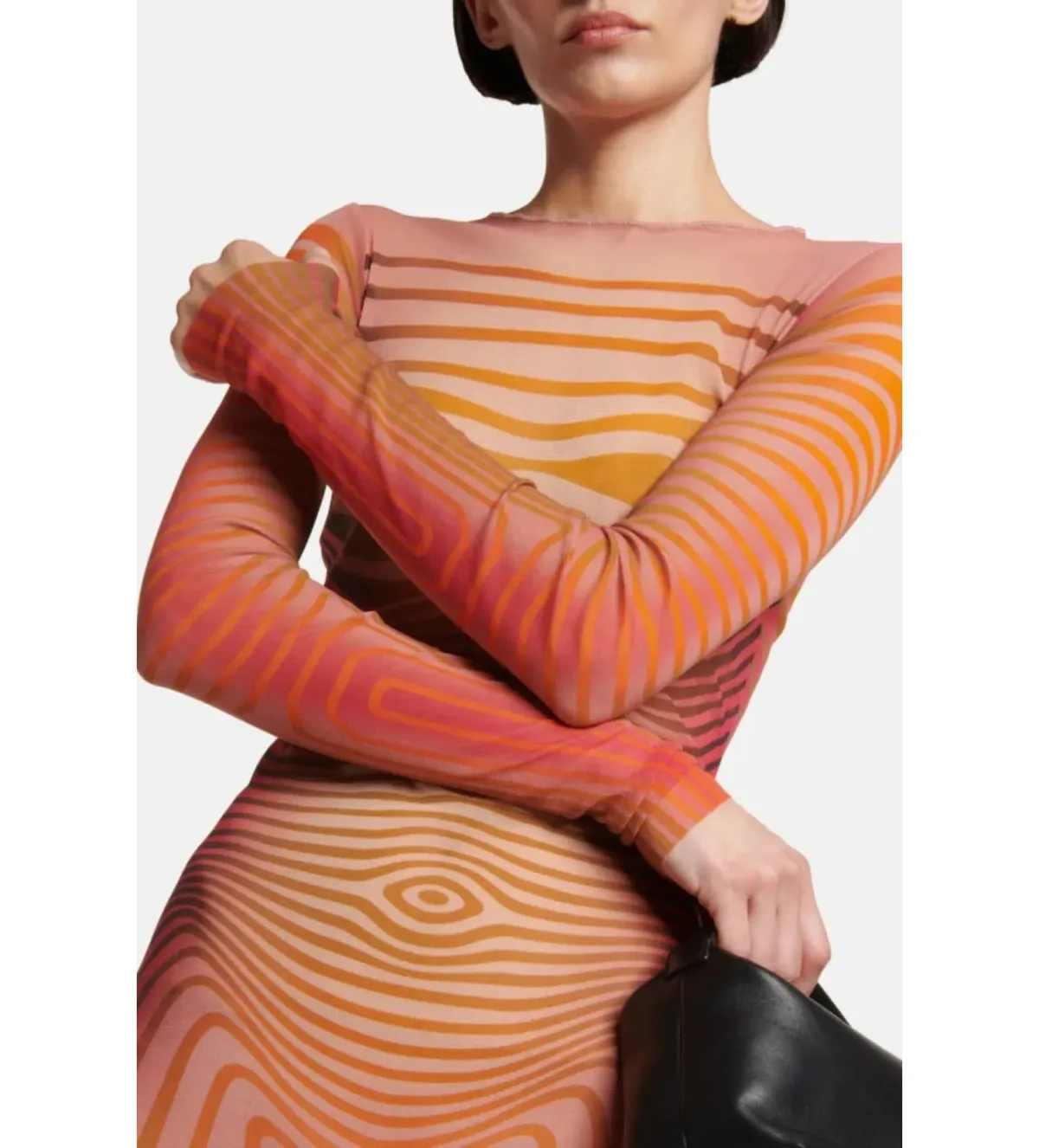 Jean Paul Gaultier Body Morphing Maxi Dress Multi Size UK 10 - Image 2