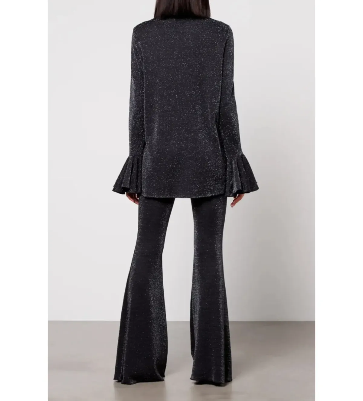 Sleeper Cosmos Lurex Lounge Suit Grey Size UK 10 - Image 2