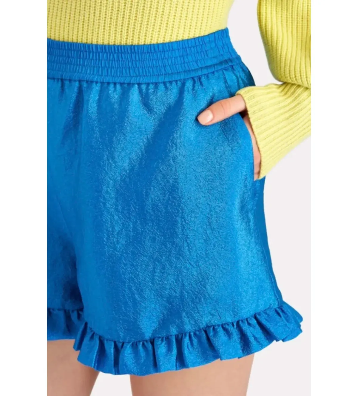 Stine Goya Joselyn Shorts Blue Size L/UK 12 - Image 2