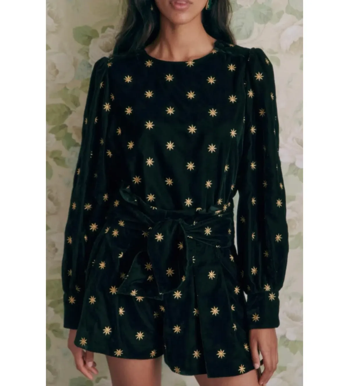 Sezane Tyson Set Emerald Size UK 10 - Image 1