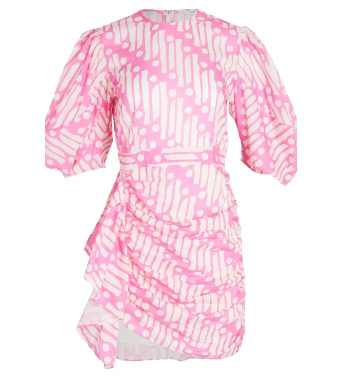 Rhode Pia Mini Dress Pink Size M/UK 10 - Image 4