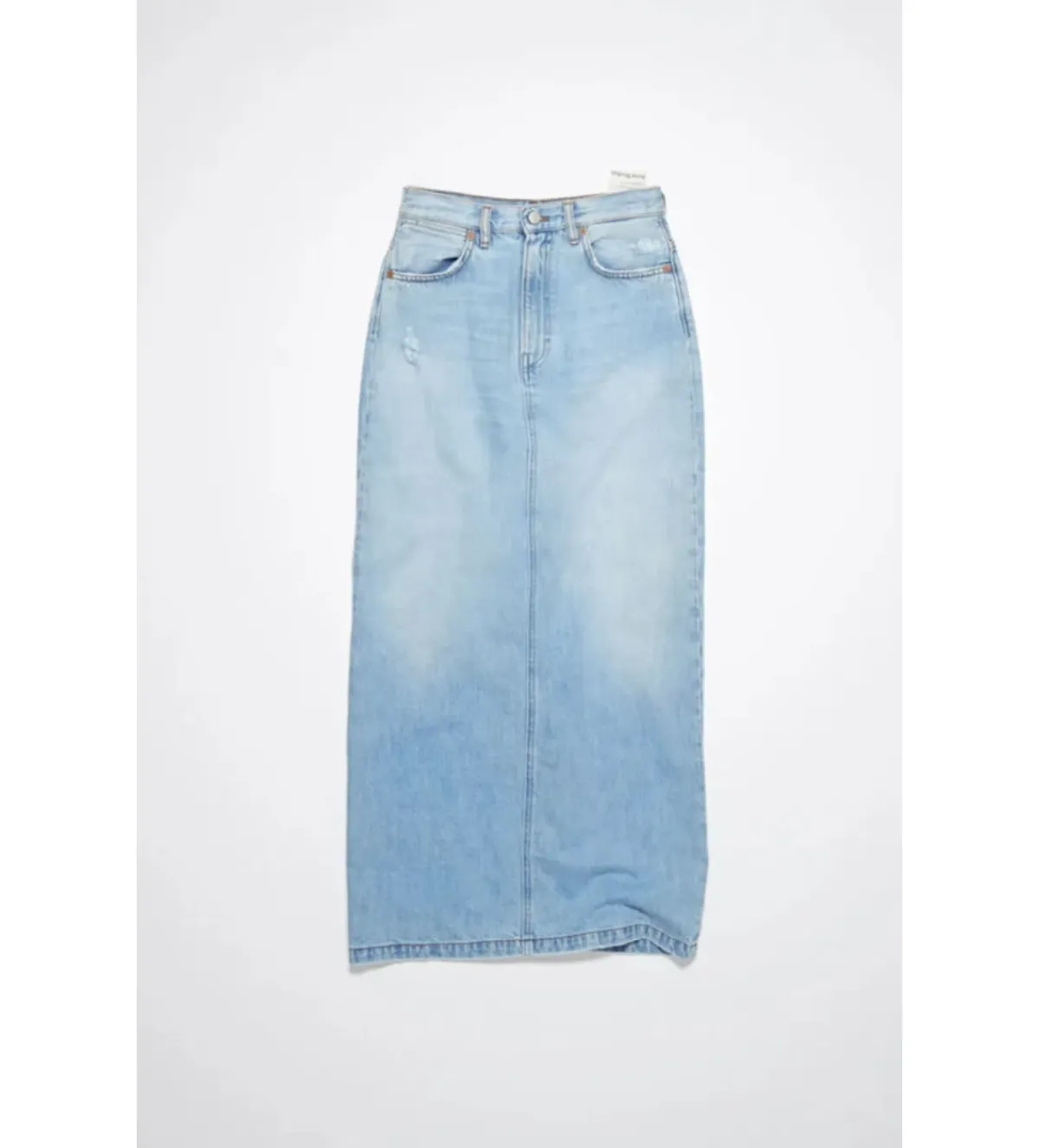 Acne Studios Maxi Denim Skirt Blue Size UK 12 - Image 5