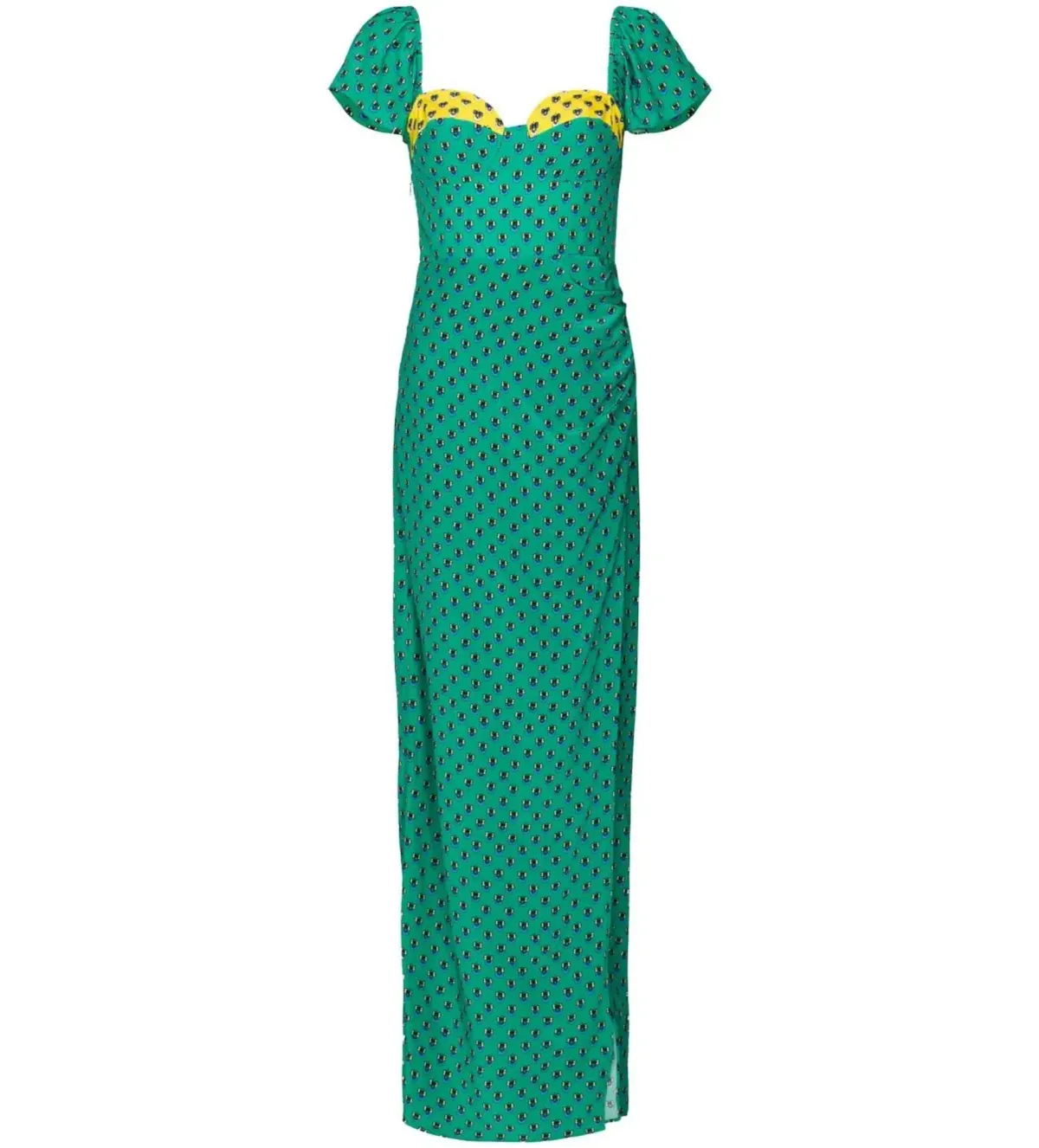 Staud Avril Maxi Dress Green Size UK 12 - Image 4