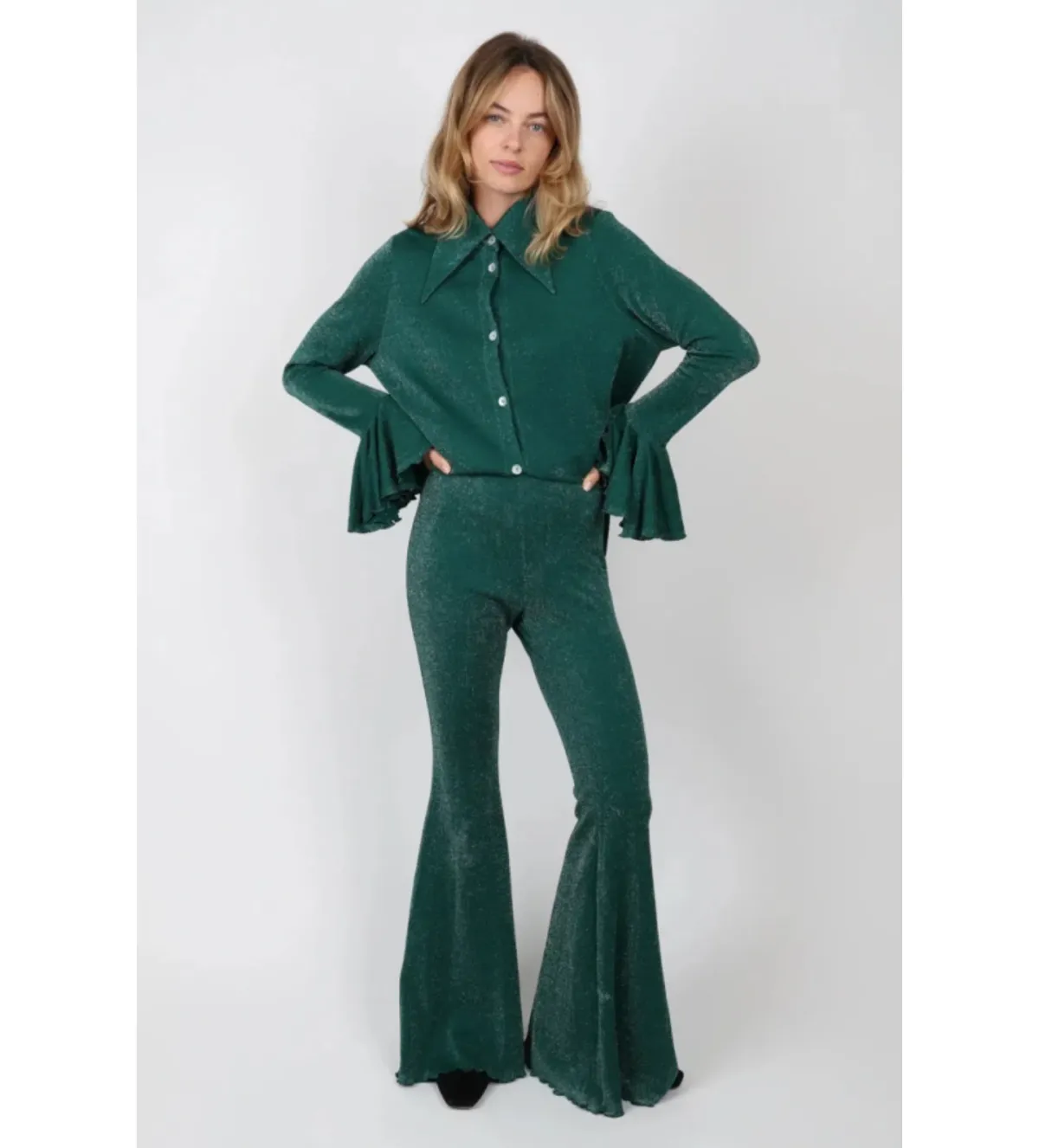 Sleeper Cosmos Pyjama Set Green Size UK 10 - Image 1