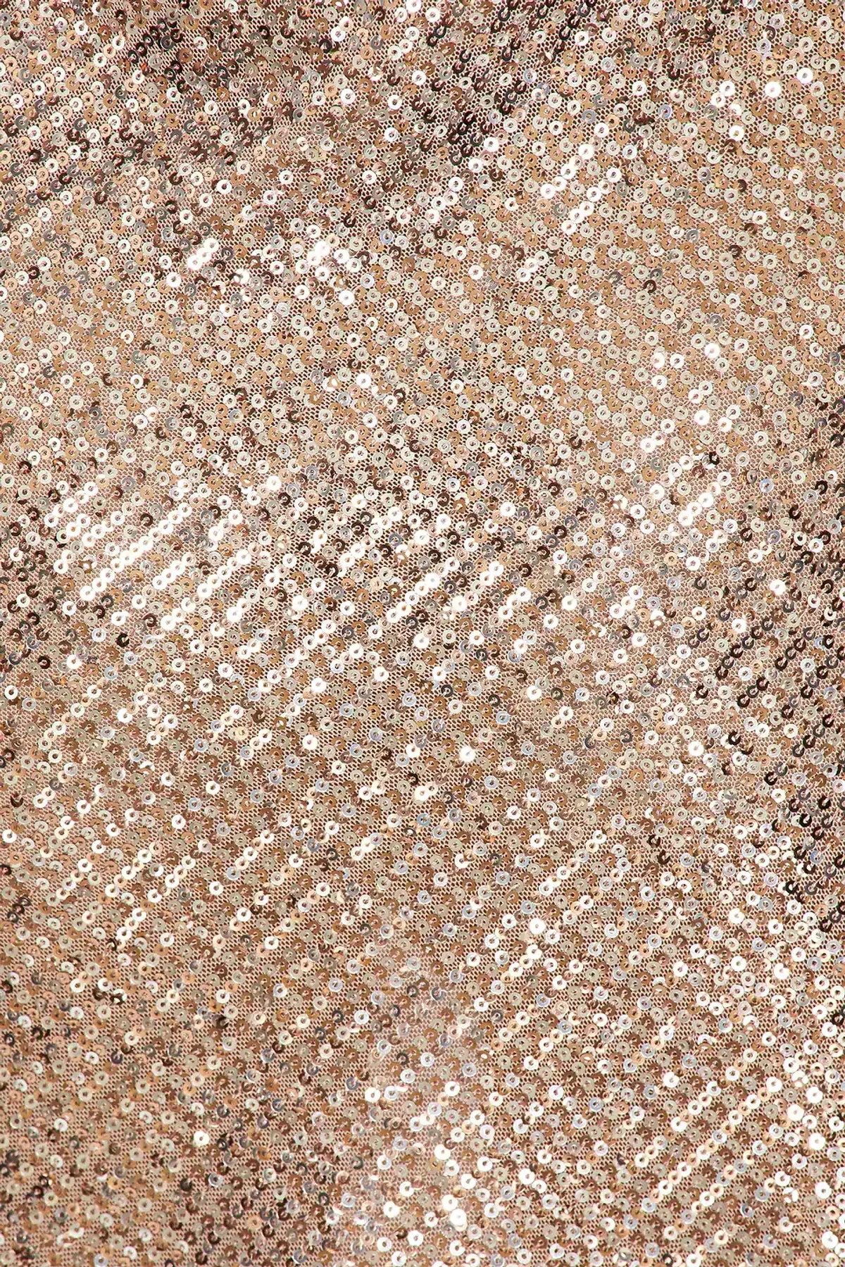 Rixo Zuri Midi Gold Sequin Dress Size UK 12 - Image 3